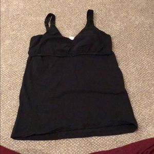 Nursing Tank that will Hold Pump in Place